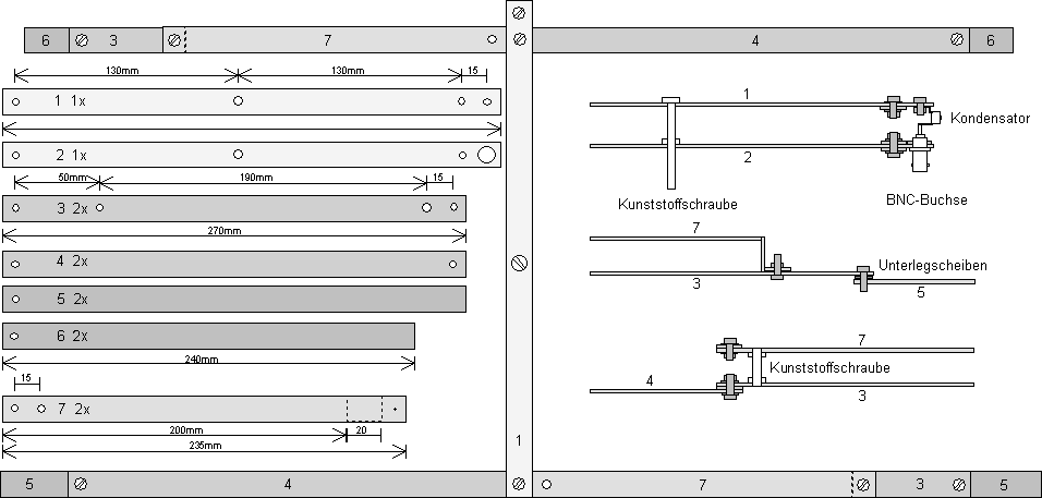 Falt-HB8CV als Zeichnung mit Bemaßung in neuem Fenster